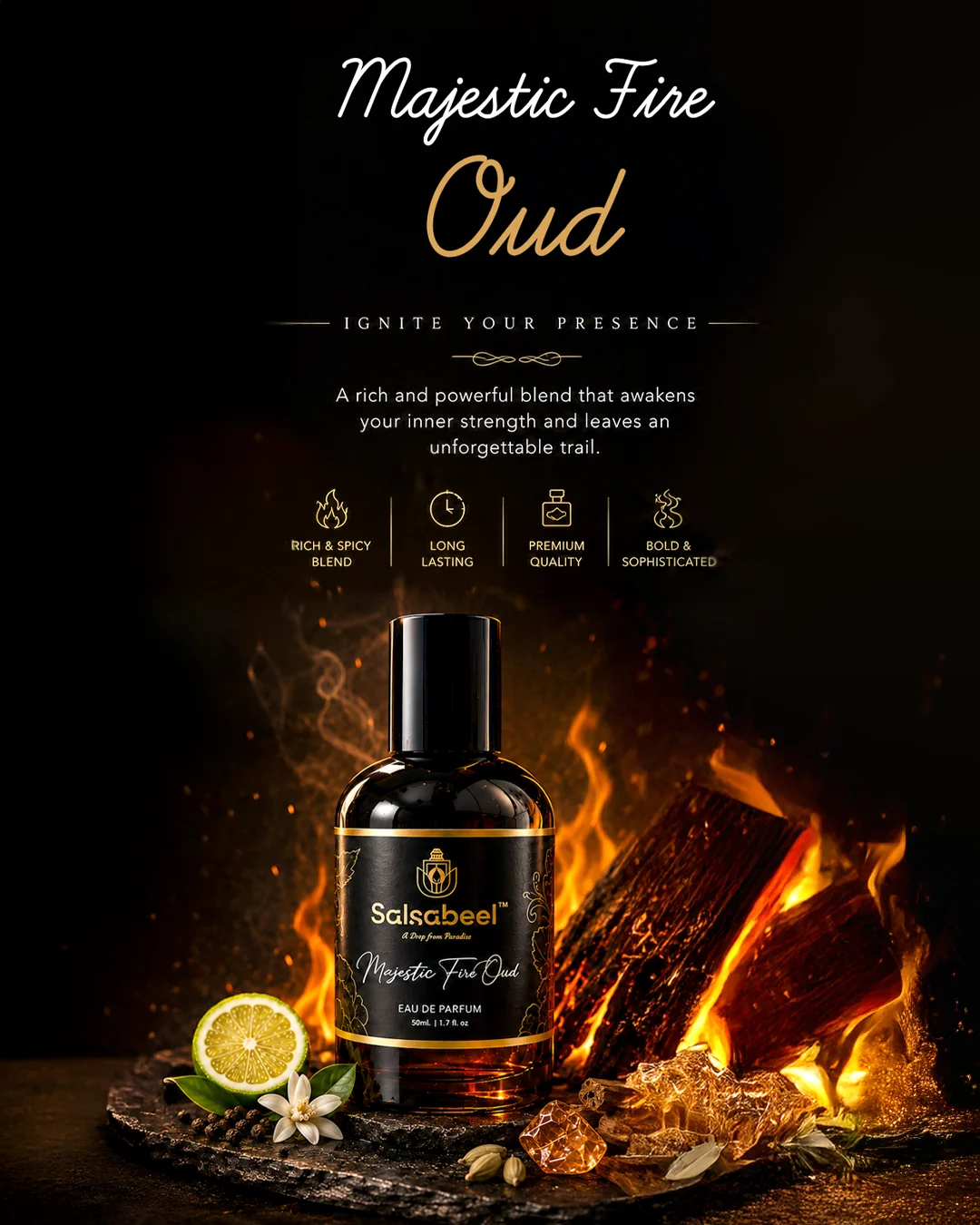 Majestic fire oud